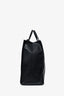 Telfar Black Faux Leather Large Shopping Bag