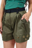 Sacai Green/Navy Cargo GWH Short Size 1
