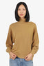 Frame Brown Mock Neck Sweater Size S