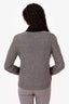 3.1 Phillip Lim Grey Cashmere Long Sleeve Bow Detail Sweater Size M