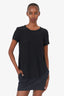 3.1 Phillip Lim Black Silk Short Sleeve Top Size 0