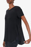 3.1 Phillip Lim Black Silk Short Sleeve Top Size 0