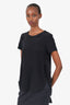 3.1 Phillip Lim Black Silk Short Sleeve Top Size 0