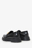 Christian Dior Black Leather Loafers Size 37