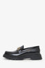 Christian Dior Black Leather Loafers Size 37