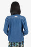 Ganni Blue Denim Blouse Size 36