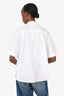 Citizens of Humanity White Button Down Short Sleeve Blouse size S
