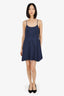 Derek Lam Navy Strappy Mini Dress Size 4