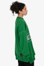 We11done Green Cotton Oversized Logo Crewneck Size OS