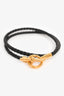 Hermes Black 'Glénan Double Tour' Bracelet