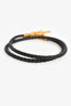Hermes Black 'Glénan Double Tour' Bracelet