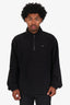 Supreme Polartec Black Half Zip Pullover Size L Mens