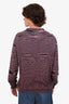 Missoni Pink/Black Striped Knitted Polo Shirt Size 52 Mens