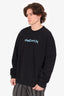 Girls Don't Cry Black Logo Print Sweatshirt Size L Mens