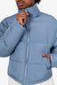 Second/Layer Blue Puffer Jacket Size 48 Mens