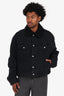MM6 Maison Margiela Black Relaxed Denim Sport Jacket Size 48