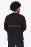 Raf Simons SS17 Black Venomous Friday Long Sleeve Top Size M Mens