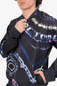 Dries Van Noten Navy Tie-Dye Graphic Habson Jacket Size M Mens
