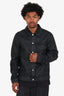Our Legacy Black Waxed Denim Rebirth Jacket Size 48 Mens