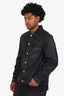 Our Legacy Black Waxed Denim Rebirth Jacket Size 48 Mens