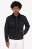 Supreme X Levi's 2016 Black Denim Bleached Sherpa Trucker Jacket Size M Mens