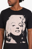 Dries Van Noten SS16 Black Marilyn Monroe Print T-shirt Size L Mens