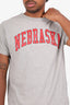Off-White Grey Nebraska Print T-Shirt Size XS Mens