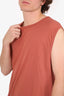 Dries Van Noten Orange Sleeveless Top Size XL Mens