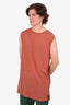 Dries Van Noten Orange Sleeveless Top Size XL Mens