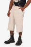 Our Legacy Beige Joiner Capri Cut Denim Shorts Size 46 Mens