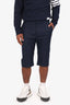 Balenciaga Navy Cropped Trousers Size 50 Mens
