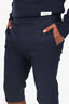 Balenciaga Navy Cropped Trousers Size 50 Mens