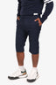 Balenciaga Navy Cropped Trousers Size 50 Mens