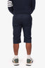 Balenciaga Navy Cropped Trousers Size 50 Mens