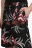 Prada Spring 2014 Black Hawaiian Hula Girl Print Shorts Size 46 Mens