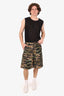 Dries Van Noten SS20 Plaxi Camo Cargo Shorts Size 48 Mens