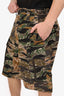 Dries Van Noten SS20 Plaxi Camo Cargo Shorts Size 48 Mens