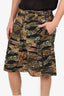 Dries Van Noten SS20 Plaxi Camo Cargo Shorts Size 48 Mens