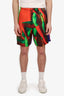 Dries Van Noten SS20 Multicolour Yoshirotten Collage Print Shorts Size 48 Mens