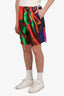 Dries Van Noten SS20 Multicolour Yoshirotten Collage Print Shorts Size 48 Mens