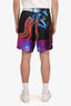 Dries Van Noten SS20 Multicolour Yoshirotten Collage Print Shorts Size 48 Mens