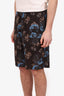 Undercover SS21 Black Floral Printed Shorts Size 2 Mens