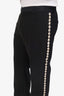 Wales Bonner Black Wool Shell Trim Études Trousers Size 48 Mens