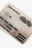 Off-White x Hiroshi Fujiwara Silver Tone Metal Credit Card Money Clip