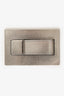 Off-White x Hiroshi Fujiwara Silver Tone Metal Credit Card Money Clip