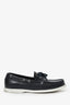 Saint Laurent Black Leather Boat Shoes Size 41