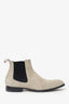 Dries Van Noten Beige Suede Chelsea Boots Size 40