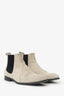 Dries Van Noten Beige Suede Chelsea Boots Size 40