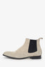 Dries Van Noten Beige Suede Chelsea Boots Size 40