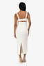 Shona Joy White Cutout Maxi Dress Size 2